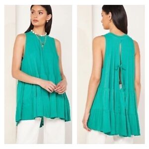 Free People Right on Time Top with Back Tie